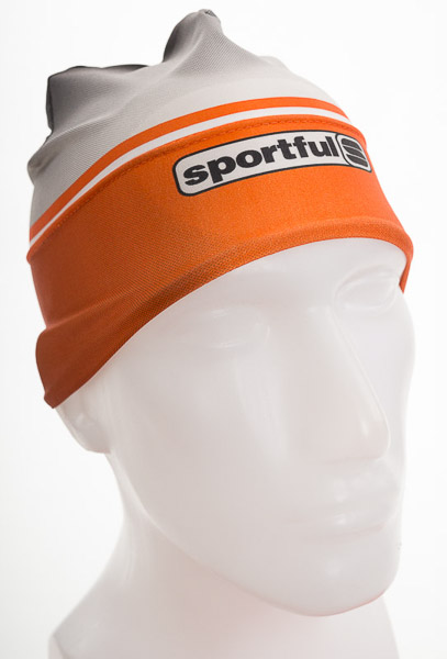 Sportful Lycra čiapka oranžová/sivá
