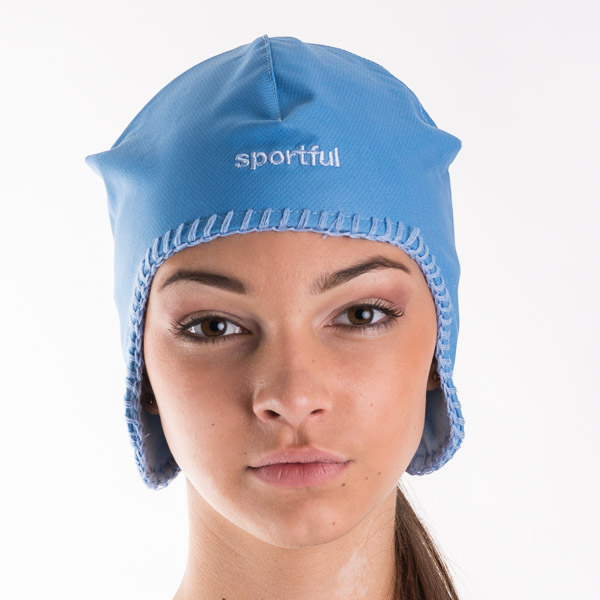 Sportful Windstopper čiapka dámska modrá