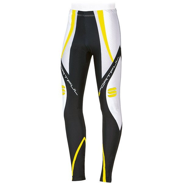 Sportful Hiihto Race elastické nohavice čierne/žlté