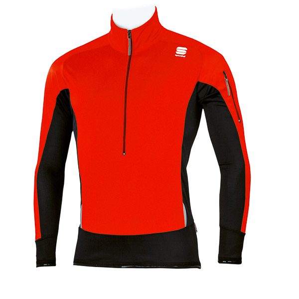 Sportful Prime windstopper Top na bežky červený