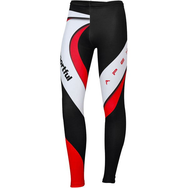 Sportful Apex Flow Race Nohavice čierne/biele/červené