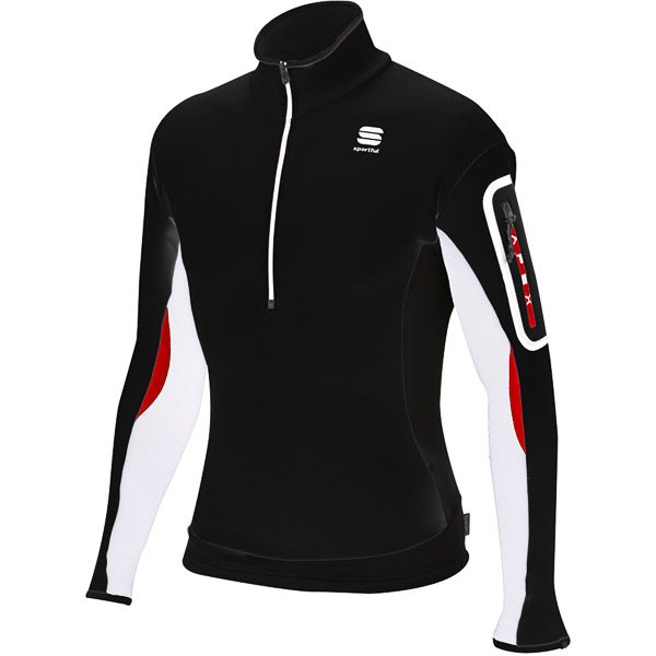 Sportful Apex Arctic Stretch Flísová bunda čierna/biela