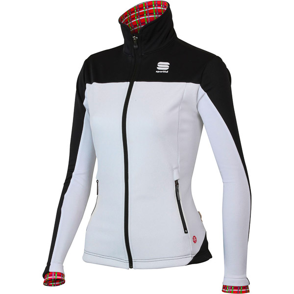 Sportful Split Windstopper Bunda biela/čierna