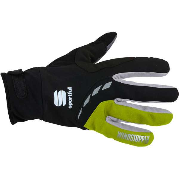 Sportful WS XC Glove čierna/krikľavožltá