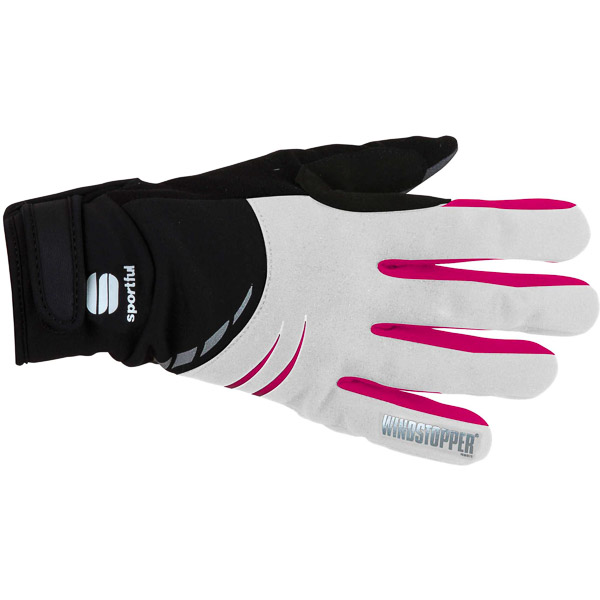 Sportful Donna WindStopper XC rukavice biele/ružové