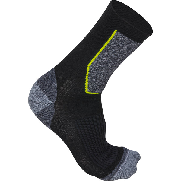 Sportful World Cup Wool Ponožky čierne/sivé