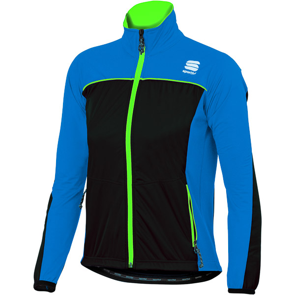 Sportful Light SoftShell Bunda detská modrá/čierna