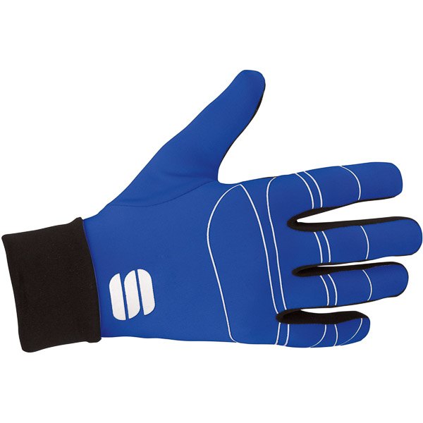 Sportful Lycra race rukavice čierne/modré