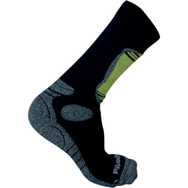 Sportful Wool Ponožky fluo žlté/čierne