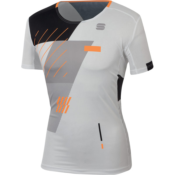 Sportful TRAINING tričko biela/oranžová SDR