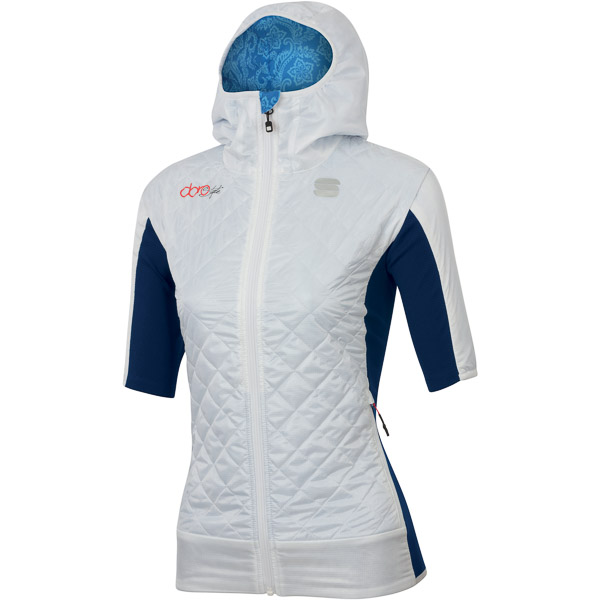 Sportful DORO RYTHMO PUFFY bunda krátky rukáv modrá/biela