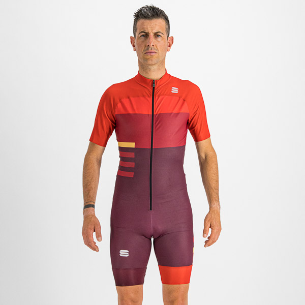 SPORTFUL XCOUNTRY CARDIO SKIROLL SUIT RED WINE/RED