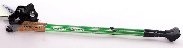 OneWay Nordic Walking teleskopické palice zelené