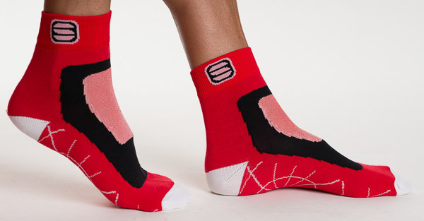 Sportful Ponožky Cross červené