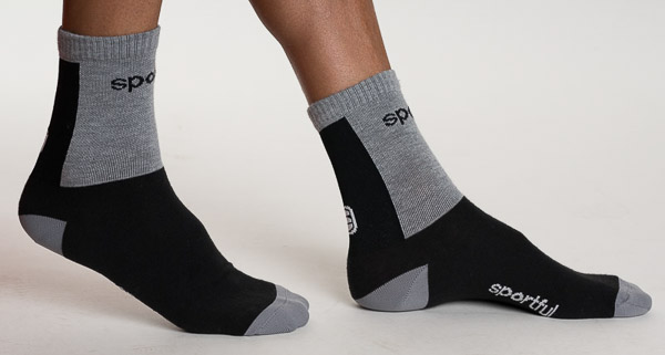 Sportful Zimné Ponožky Ciclyng, čierne sivé