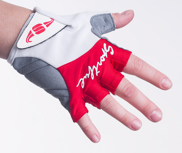 Sportful rukavice dámske biele/červené
