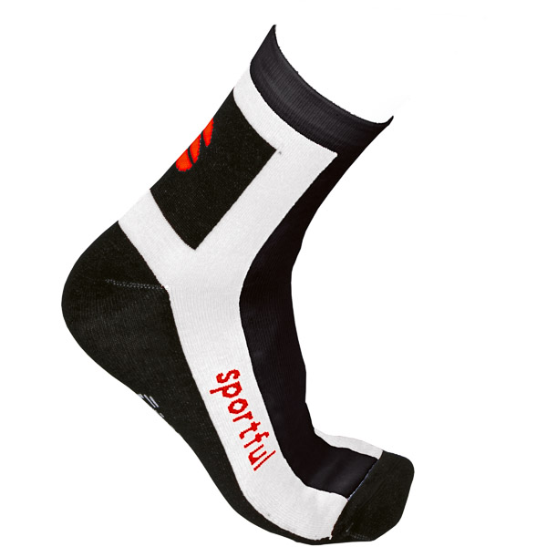 Sportful team ponožky čierna-biela