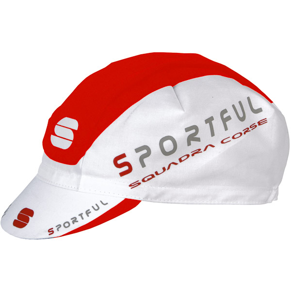 Sportful Squadra corse čiapka červená/biela