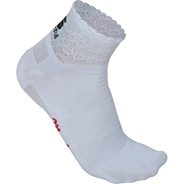 Sportful Dámske športové ponožky 3cm biele