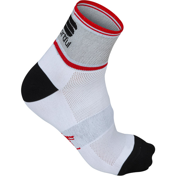 Sportful Argento Ponožky biele/čierne/strieborné
