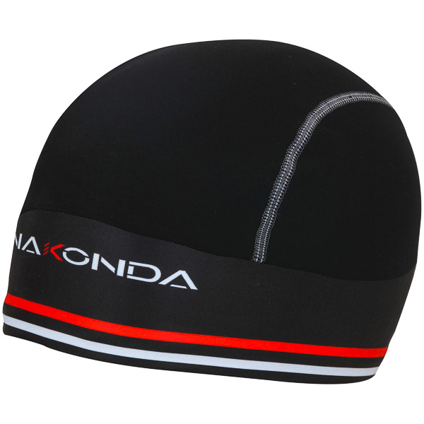 Sportful Anakonda čiapka pod prilbu čierna/biela/červená