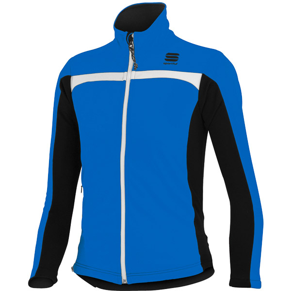 Sportful Kid Softshell Bunda modrá/biela/čierna