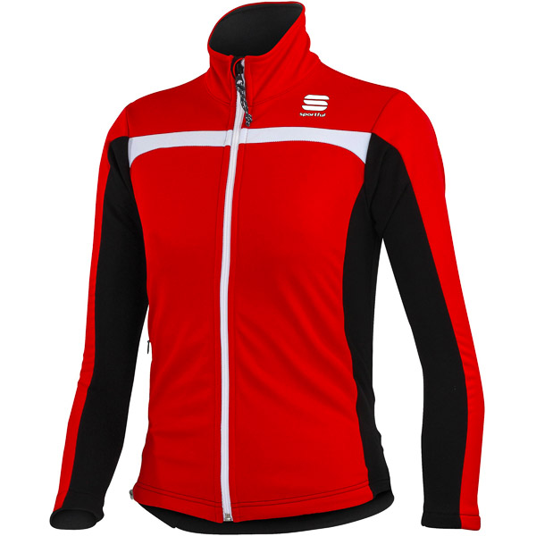 Sportful Kids Softshell detská bunda červená/čierna