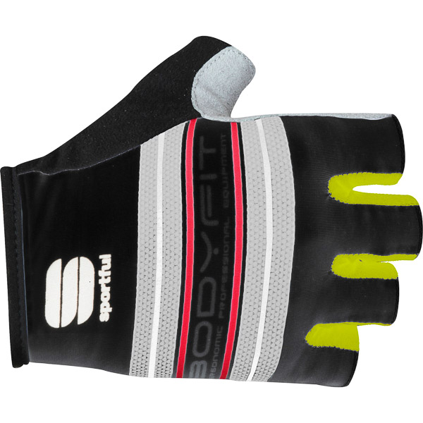 Cyklistické rukavice Sportful BodyFit Pro čierne/fluo