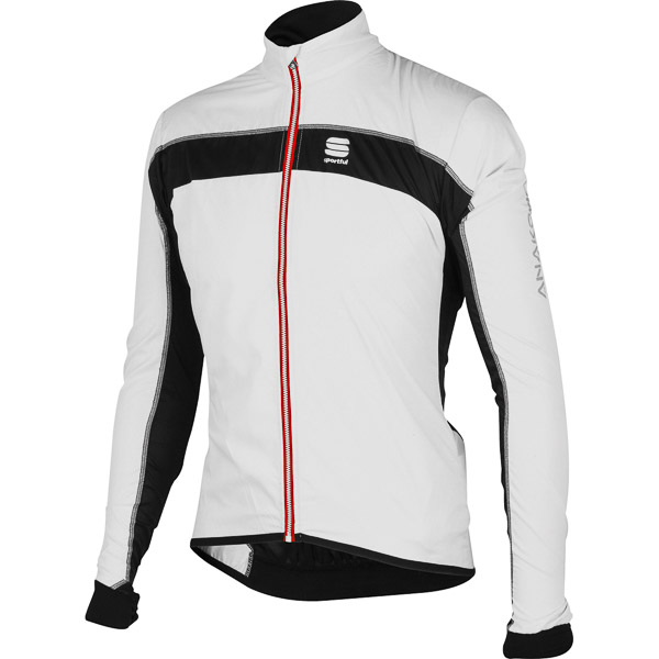 Sportful Anakonda Shell Bunda biela/čierna
