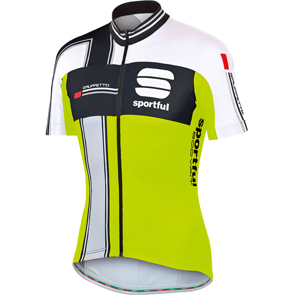 Sportful Gruppetto Team cyklodres krikľavožltý/čierny