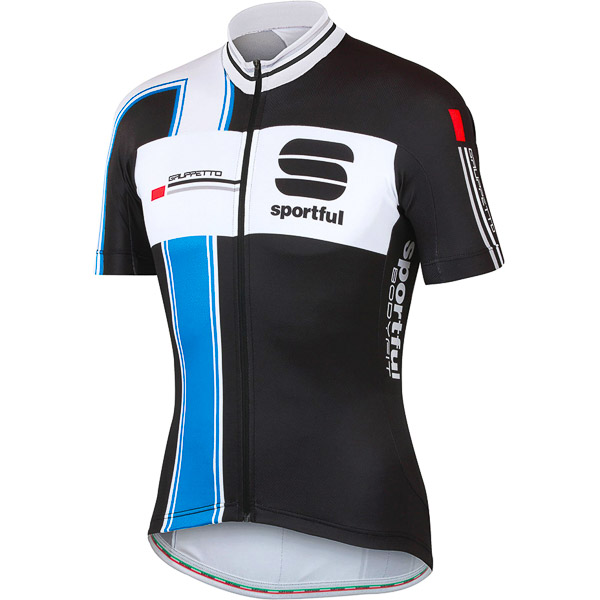 Sportful Gruppetto Team cyklodres čierny/azúrový