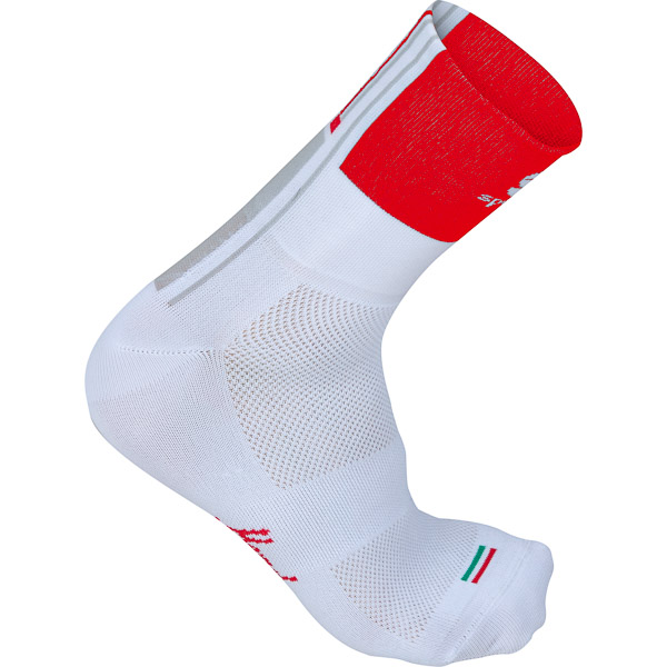 Sportful Gruppetto Pro 12 Ponožky biele/červené