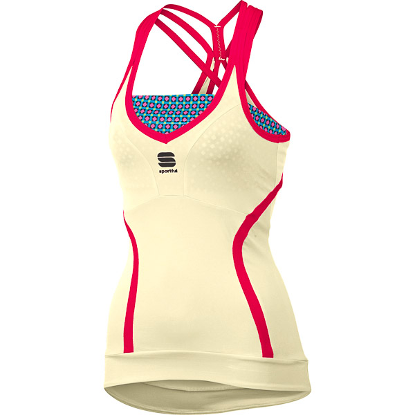 Sportful Sun&Sea Spaghetti Top Ivory/Strawberry