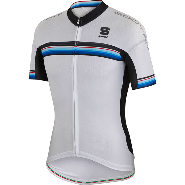 Sportful Bodyfit ProAero Dres biely/azúrový