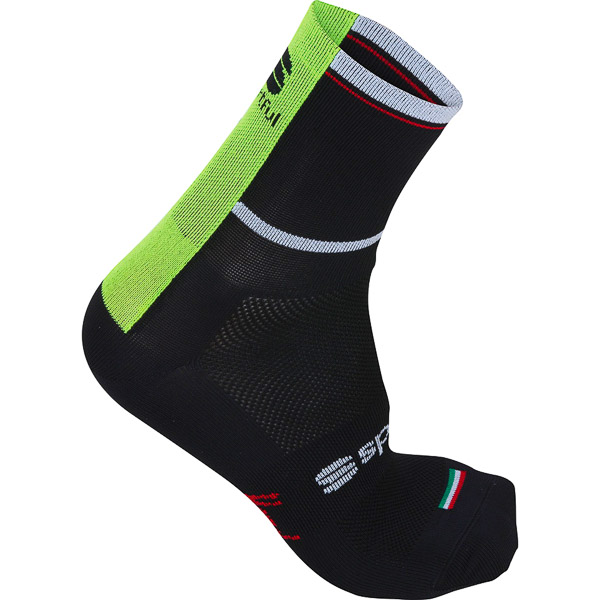 Sportful BodyFitPro Ponožky 9 cm čierne/fluo žlté