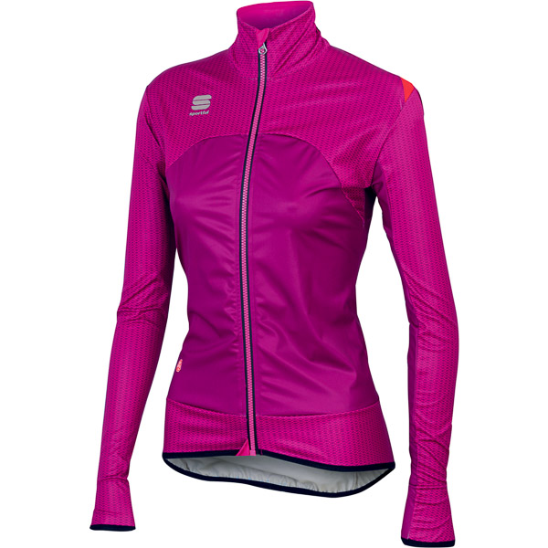 Sportful Fiandre Light Windstopper dámska cyklo bunda fuchsiová