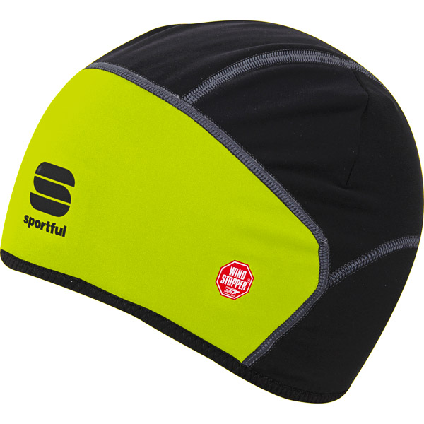 Sportful Windstopper Čiapka krikľavožltá/čierna