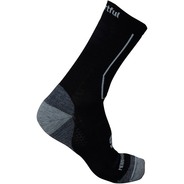 Sportful Merino Wool 16 cm zimné cyklo ponožky čierne