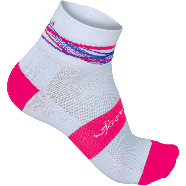 Sportful Modella 3 ponožky dámske biele/ružové