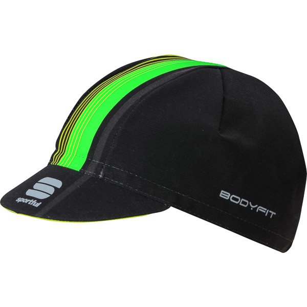 Sportful BodyFit Pro cyklo šiltovka čierna/fluo zelená