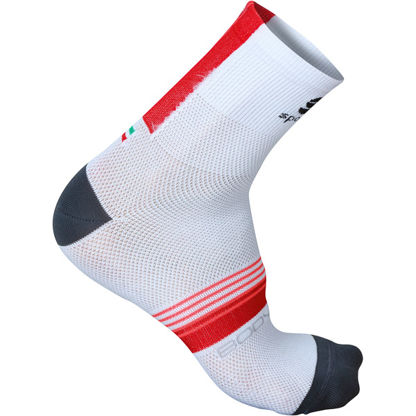 Sportful BodyFit Pro 9 ponožky biele/červené