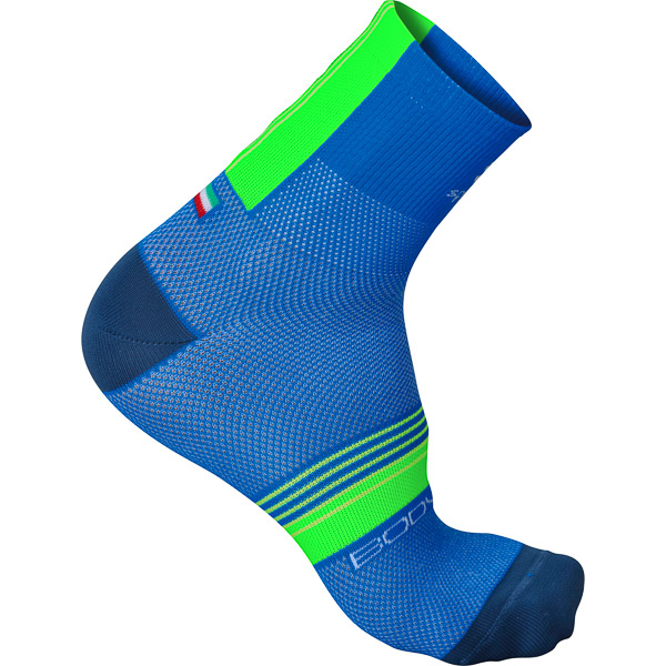 Sportful BodyFit Pro 9 ponožky modré/zelené