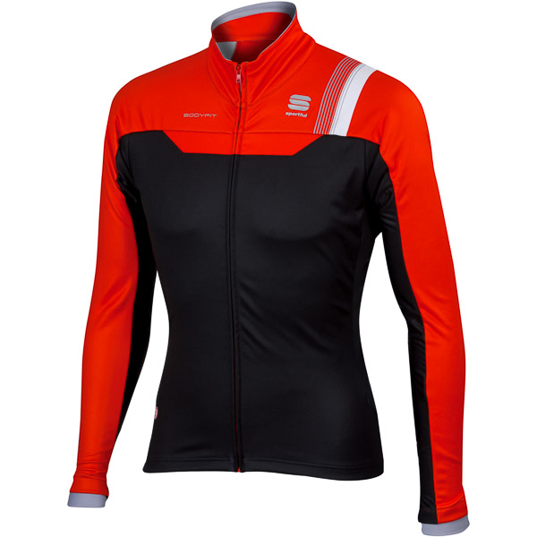 Sportful BodyFit Pro WS bunda čierna/červená