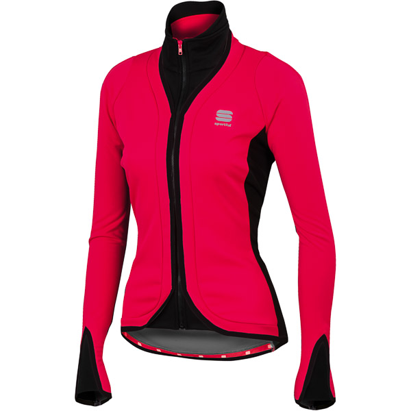 Sportful Stella SoftShell bunda červená/čierna
