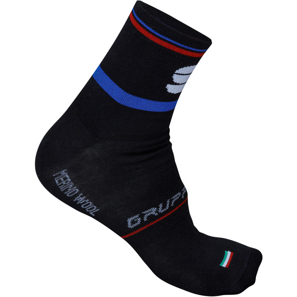 Sportful Gruppetto Wool 13 ponožky čierne/modré