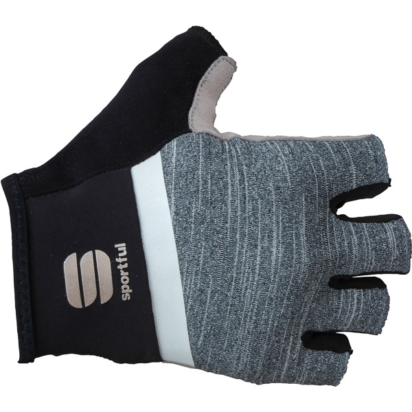 Sportful Giara krátke rukavice čierna/biele/sivé