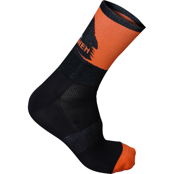 Sportful Dolomiti ponožky čierne/oranžové