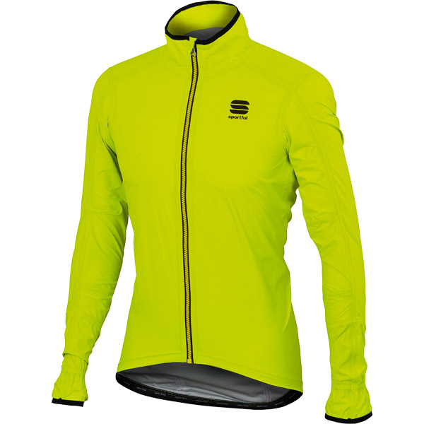 Sportful Stelvio cyklo bunda fluo žltá