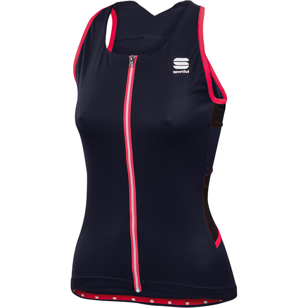 Sportful Luna cyklodres bez rukávov dámsky čierny