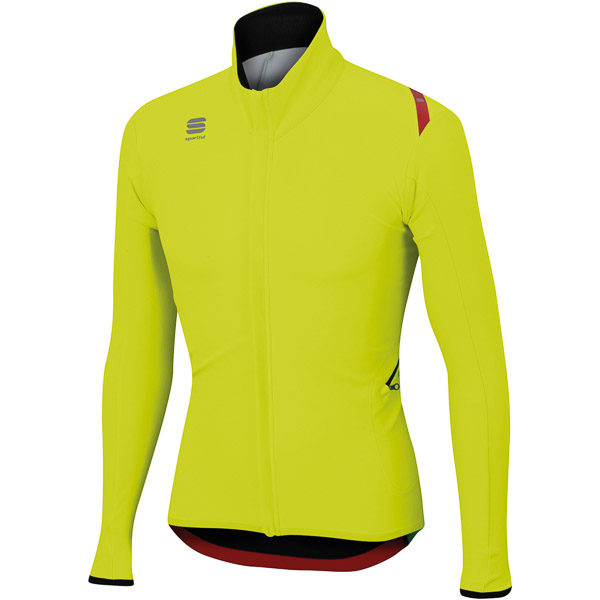 Sportful Fiandre Light Wind bunda fluo žltá